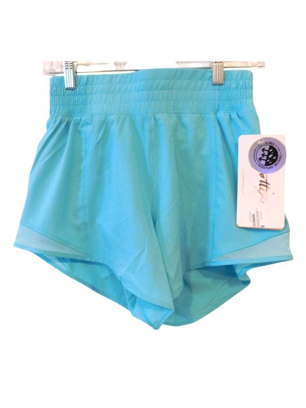 NWT X by Gottex Women Sz S Small Aqua Cooling Moisture-Wicking Athletic Shorts